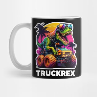 T-Rex Truck, Monster Truck - 2 Mug